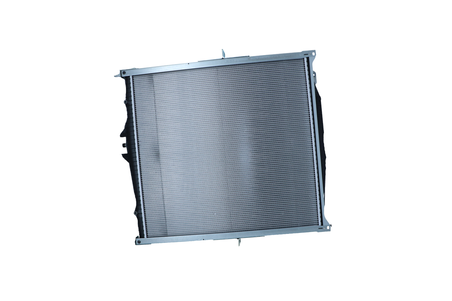 NRF 509702X: Chłodnica, układ chłodzenia silnika Aluminium, z ramą