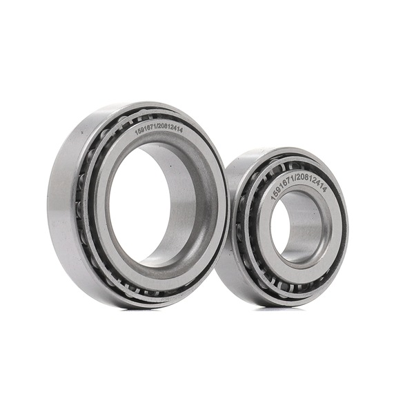 RIDEX 654W1437: Pyöränlaakerisarja rasvakupilla, kruunumutterilla