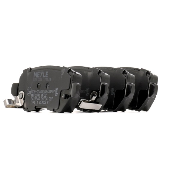 MEYLE 025 234 1715/W Juego de pastillas de freno VAUXHALL COMBO Mk2 (C) (F25) 87 cv Gasolina costo