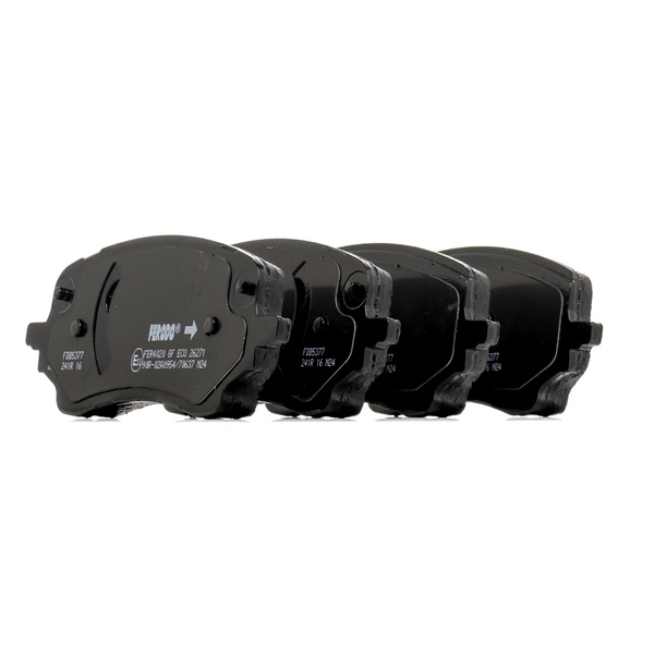 FERODO FDB5377: Bremsbeläge PREMIER ECO FRICTION mit Zubehör, mit Bremssattelschrauben