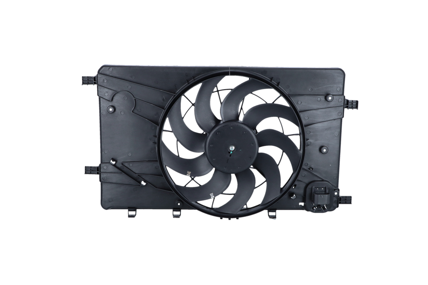 NRF 470143: Ventilator, radiator 380mm, cu rama aerisire radiator