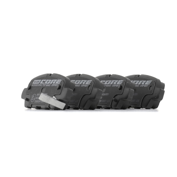 goCORE GCD020050 Bremsbeläge NISSAN TIIDA Stufenheck (SC11X) 109 PS Benzin Kosten