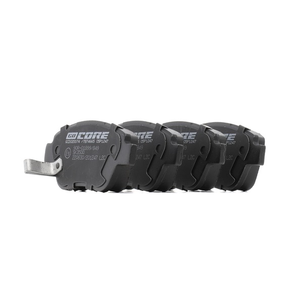 goCORE GCD020074 Remblokken FIAT Doblo Station wagon (263_) 132 Pk Benzine/Ethanol kosten