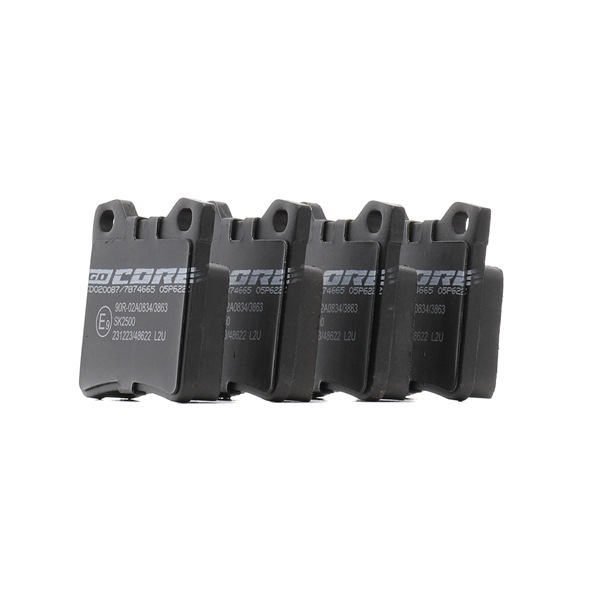 goCORE GCD020087 Bremsbeläge PEUGEOT 406 (8B) 204 PS Benzin Kosten