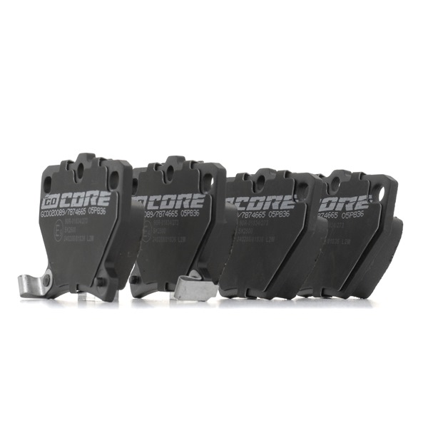 goCORE GCD020089 Remblokken TOYOTA Yaris Hatchback (_P1_) 106 Pk Benzine kosten