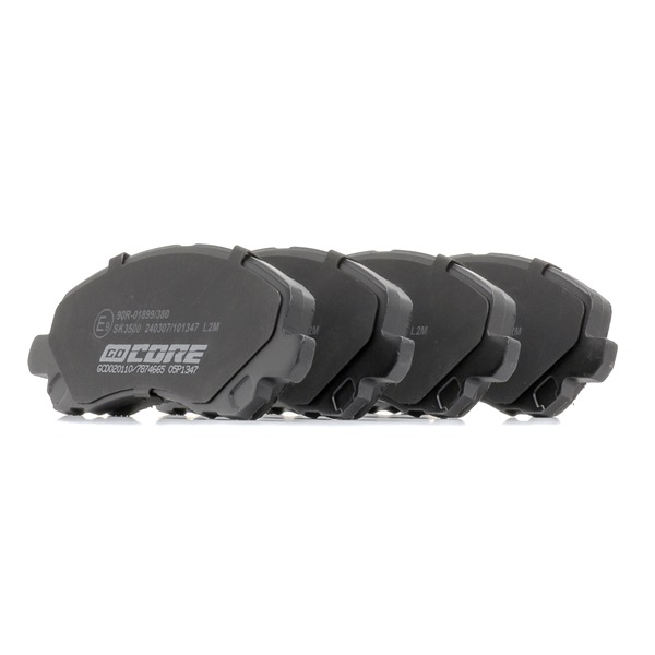 goCORE GCD020110 Remblokken MITSUBISHI ECLIPSE 3 (D5A) 156 Pk Benzine kosten