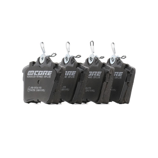 goCORE GCD020125 Remblokken PEUGEOT 407 SW (6E_) 215 Pk Benzine kosten