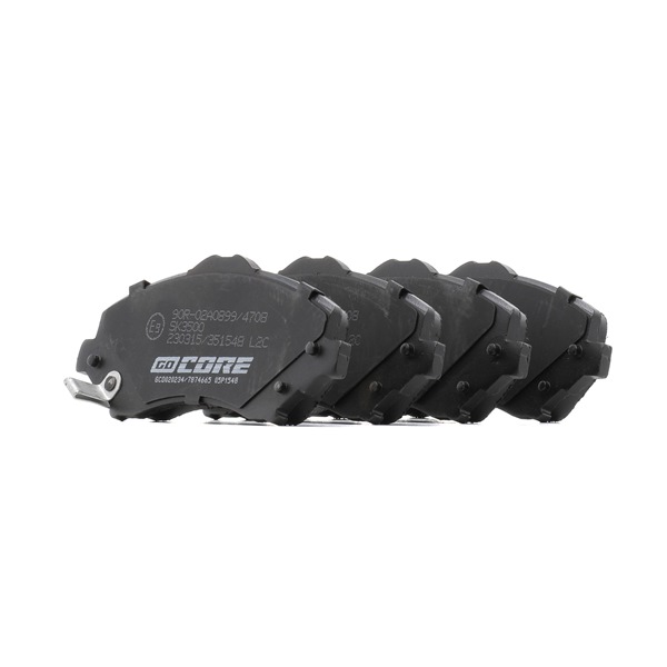 goCORE GCD020234 Plaquettes de frein DODGE Journey MPV 170 CV Diesel coût