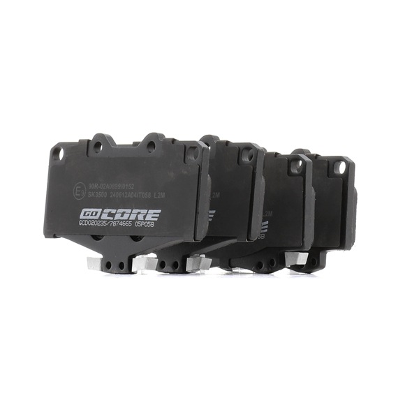 goCORE GCD020235 Remblokken TOYOTA HILUX 2 Pritsche/Fahrgestell (LN6, LN5, YN6, YN5, 5ZN1 82 Pk Diesel kosten