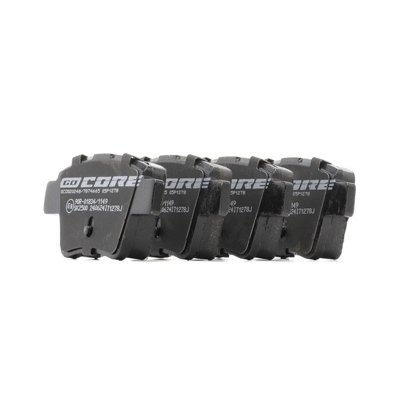 goCORE GCD020248 Plaquettes de frein CITROЁN C4 I 3/5 portes (LC) 138 CV Essence coût