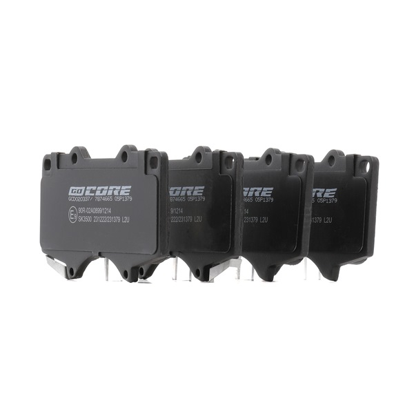 goCORE GCD020337: Plăcuțe de frână