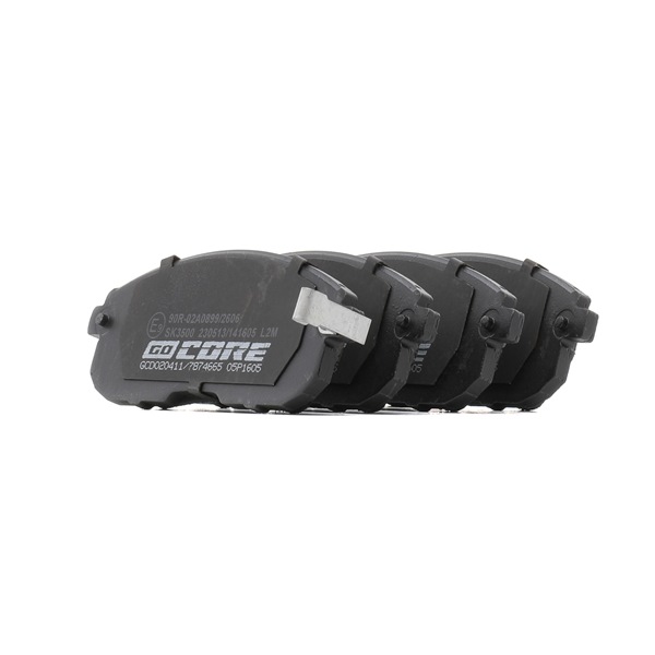 goCORE GCD020411 Remblokken NISSAN CUBE (Z12) 120 Pk Benzine kosten