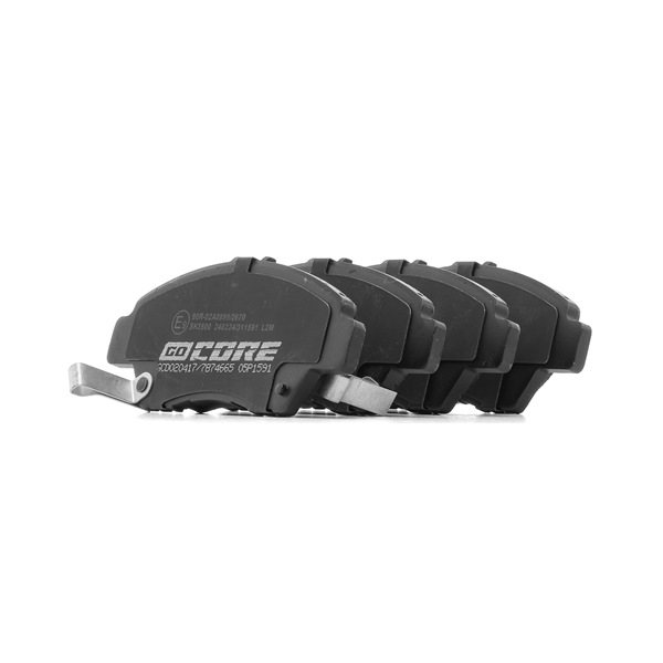 goCORE GCD020417 Bremsbeläge HONDA Jazz 2 Schrägheck (GD_, GE3, GE2) 83 PS Benzin/Ethanol Kosten