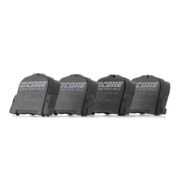 goCORE GCD020426 Bremsbeläge TOYOTA Camry Limousine (_V2_) 190 PS Benzin Kosten