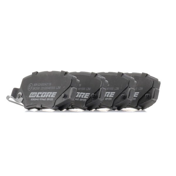 goCORE GCD020442 Bremsbeläge JEEP WRANGLER 3 (JK) 205 PS Benzin Kosten