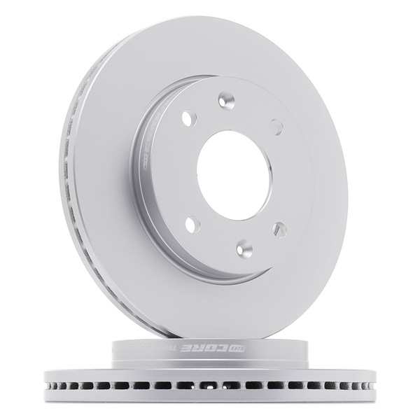 goCORE GCH20005: Disque de frein Essieu avant, Ø: 257mm, ventilé, Fonte grise, Ø: 257mm, revêtu, sans vis/boulons