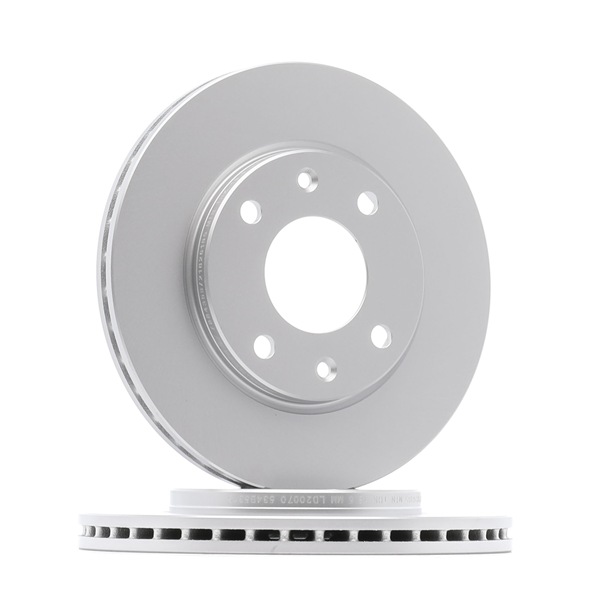 goCORE GCH20060: Disc de frână Ř: 247,2mm, ventilat, Ř: 247,2mm, lacuit