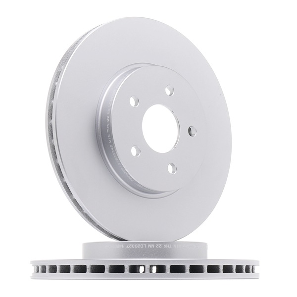 goCORE GCH20271: Disc de frână punte fata, Ř: 300mm, ventilat, Ř: 300mm, acoperit (cu un strat protector), fara butuc roata, fara rulment roata, fara suruburi de fixare roata