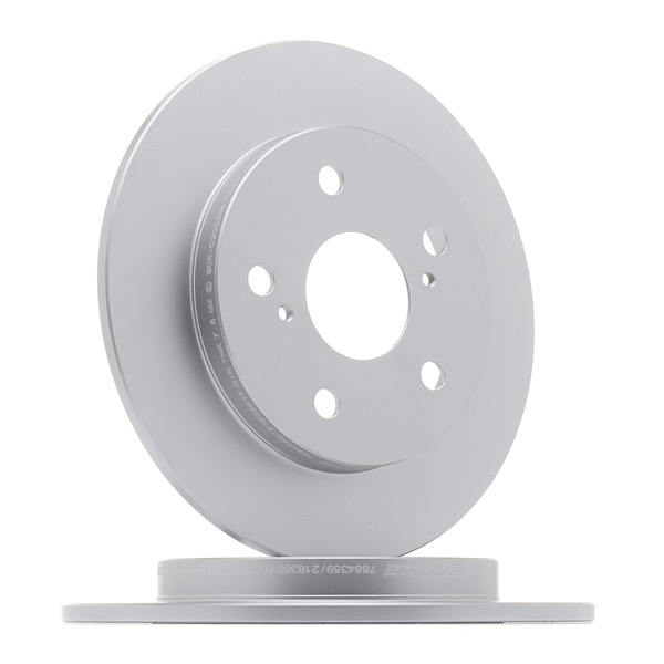 goCORE GCH20446: Bremsscheibe Ø: 259mm, voll, Ø: 259mm, beschichtet, ohne Radnabe, ohne Radlager, ohne Radbefestigungsbolzen