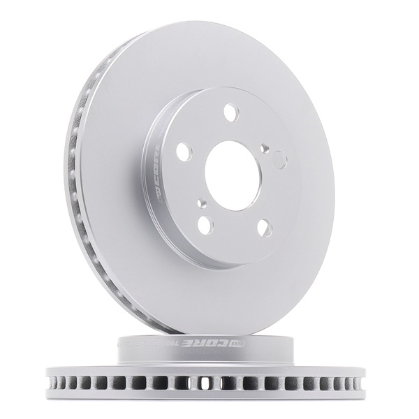 goCORE GCH20522: Disco de travão Ø: 255mm, ventilado, Ø: 255mm, pintado