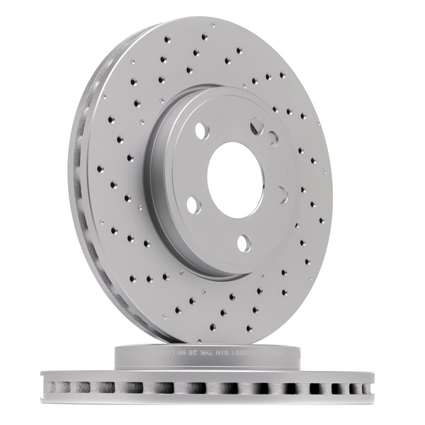 goCORE GCH20620: Disc de frână Ř: 295mm, perforat, ventilat interior, Ř: 295mm, acoperit (cu un strat protector), fara butuc roata, fara rulment roata, fara suruburi de fixare roata