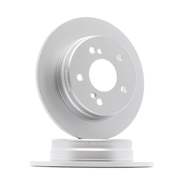 goCORE GCH20737: Bromsskiva Ø: 258,0mm, full, Ø: 258,0mm, belagd, med skruvar