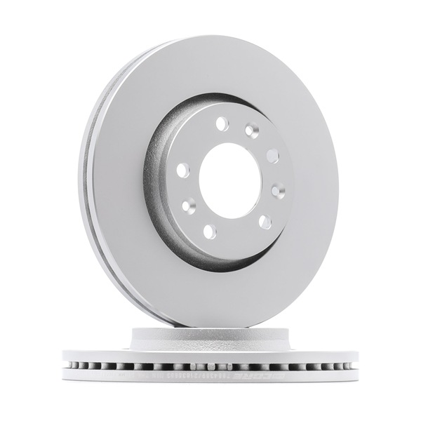goCORE GCH20776: Piduriketas Ø: 280mm, sisemine õhutus, Ø: 280mm, kaetud, koos kruvidega