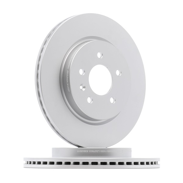 goCORE GCH20825: Disco de freno Ø: 315,0mm, ventilado, Ø: 315,0mm, revestido, con tornillos