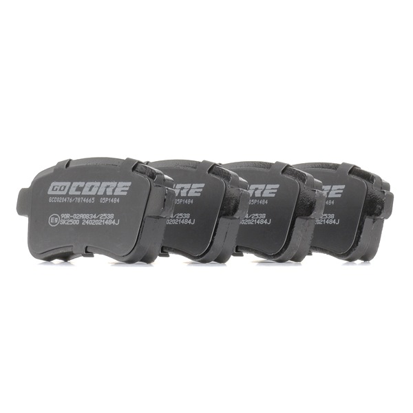 goCORE GCD020476: Plăcuțe de frână cu acceasorii