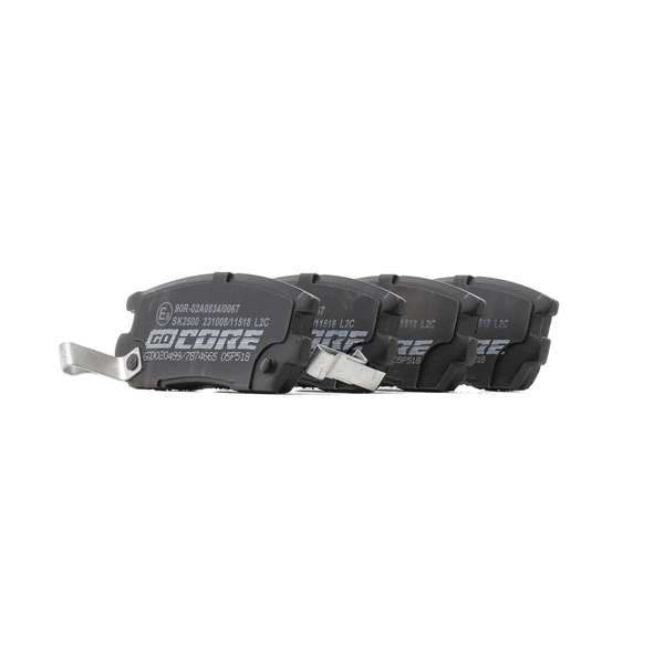 goCORE GCD020499 Remblokken MITSUBISHI PAJERO 2 (V3W, 52W, 54W) 125 Pk Diesel kosten