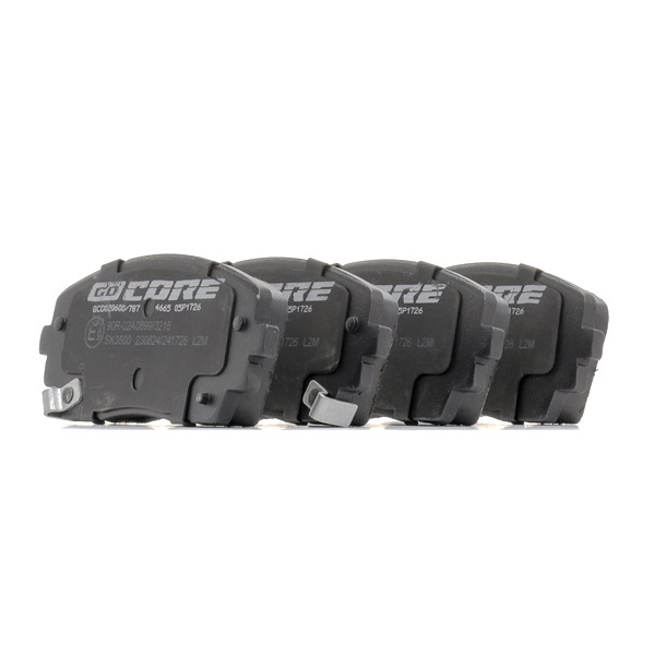 goCORE GCD020600 Remblokken KIA PICANTO (TA) 88 Pk Benzine kosten