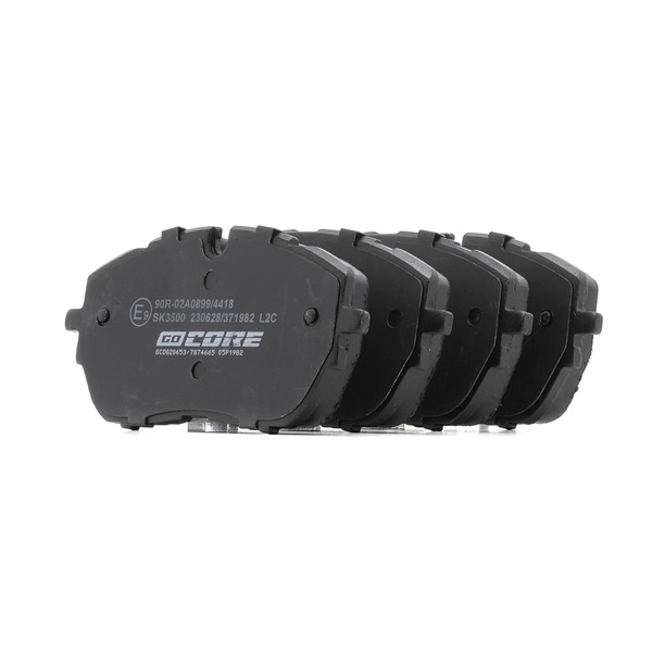 goCORE GCD020653 Bremsbeläge CITROЁN C5 X III 181 PS Benzin/Elektro Kosten