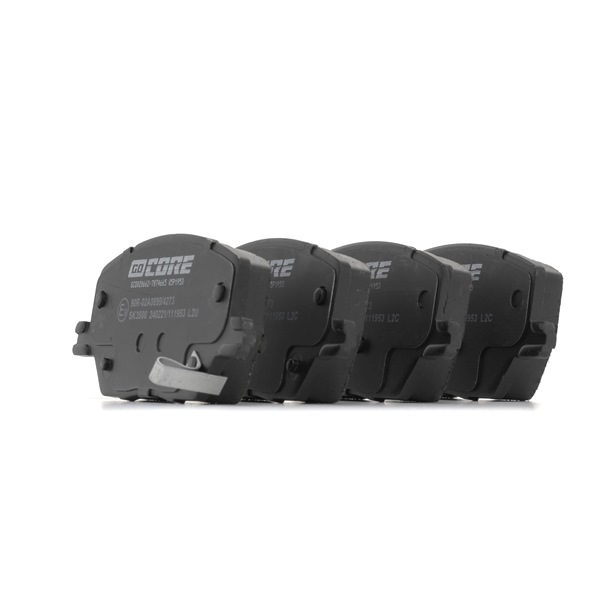 goCORE GCD020662 Bremsbeläge JEEP Compass (MP, M6) 140 PS Benzin Kosten