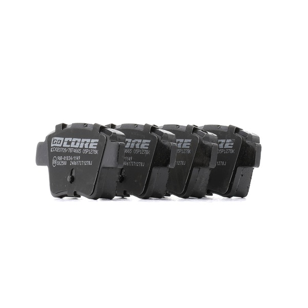 goCORE GCD020709 Plaquettes de frein PEUGEOT 307 3/5 portes (3A/C) 143 CV Essence coût