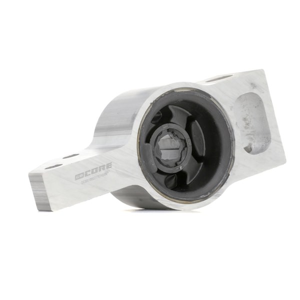 goCORE GCB510007: Suspensión, Brazo oscilante posterior, Eje delantero, derecha, Eje delantero, izquierda, con soporte, con apoyo de caucho