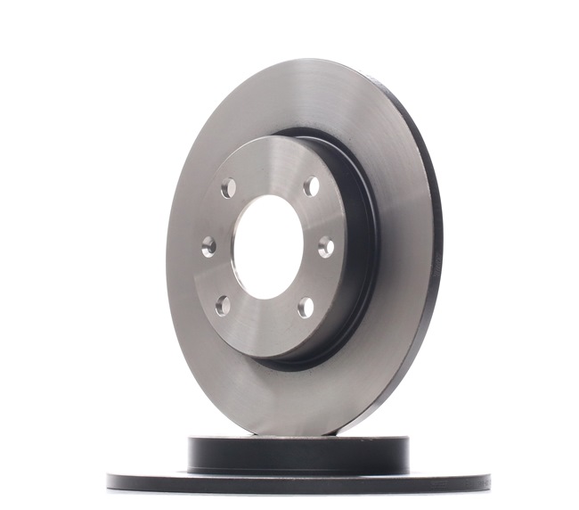 TRW DF1217: Féktárcsa Ø: 247mm, tele, Ø: 247mm, lakkozott, csavarokkal