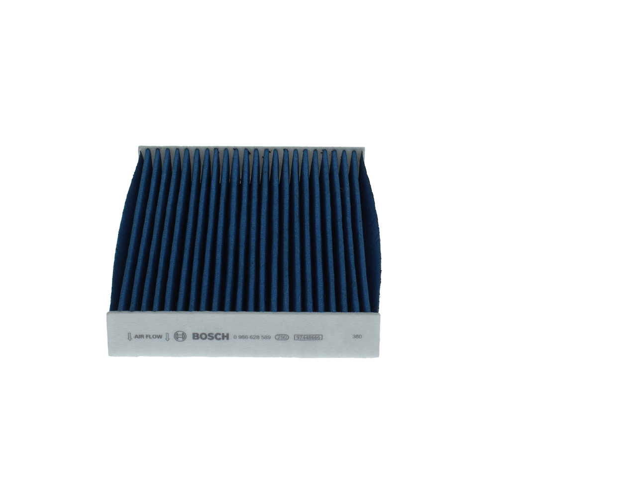 BOSCH 0 986 628 589: Filtro de habitáculo FILTRO+pro Filtro de carbón activado, con efecto bactericida, Índice de sep. de partículas > 98 % para 2,5 µm (polvo fino), con efecto antialérgico, con efecto antiviral, con efecto fungicida