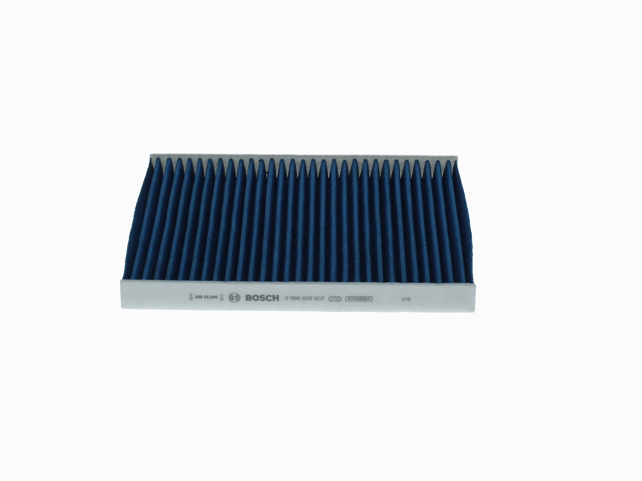 BOSCH 0 986 628 607: Innenraumfilter FILTER+pro Aktivkohlefilter, mit antibakterieller Wirkung, Partikelabscheiderate >98% für 2,5µm (Feinstaub), mit antiallergischer Wirkung, mit antiviraler Wirkung, mit fungizider Wirkung