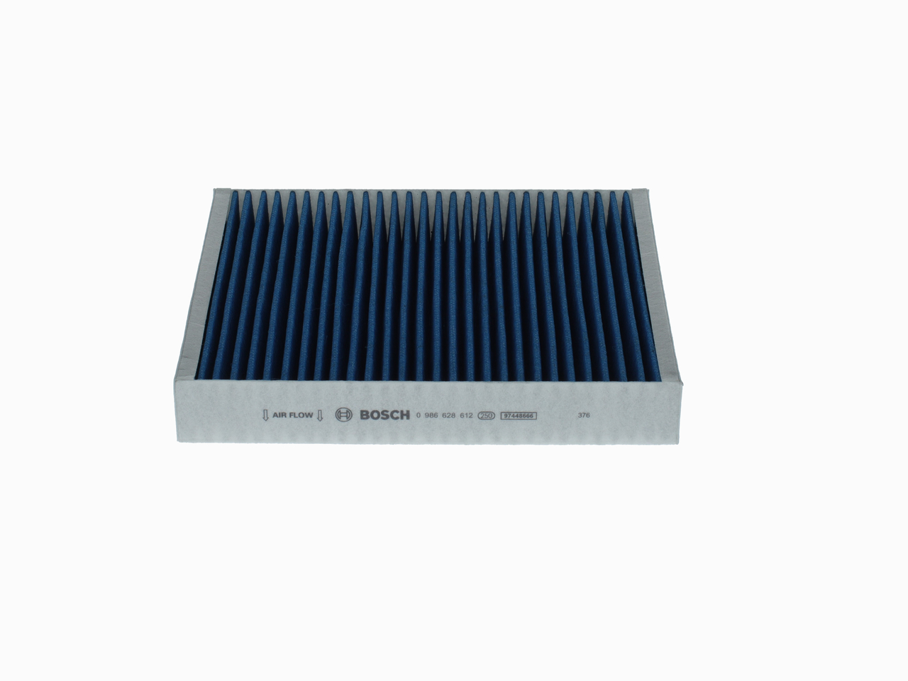 BOSCH 0 986 628 612: Filtro de habitáculo FILTRO+pro Filtro de carbón activado, con efecto bactericida, Índice de sep. de partículas > 98 % para 2,5 µm (polvo fino), con efecto antialérgico, con efecto antiviral, con efecto fungicida