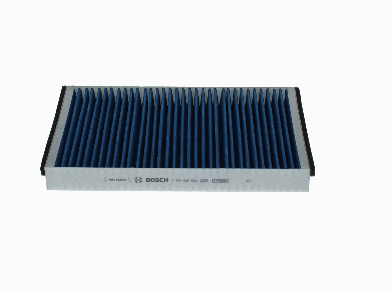 BOSCH 0 986 628 632: Filtro de habitáculo FILTRO+pro Filtro de carbón activado, con efecto bactericida, Índice de sep. de partículas > 98 % para 2,5 µm (polvo fino), con efecto antialérgico, con efecto antiviral, con efecto fungicida