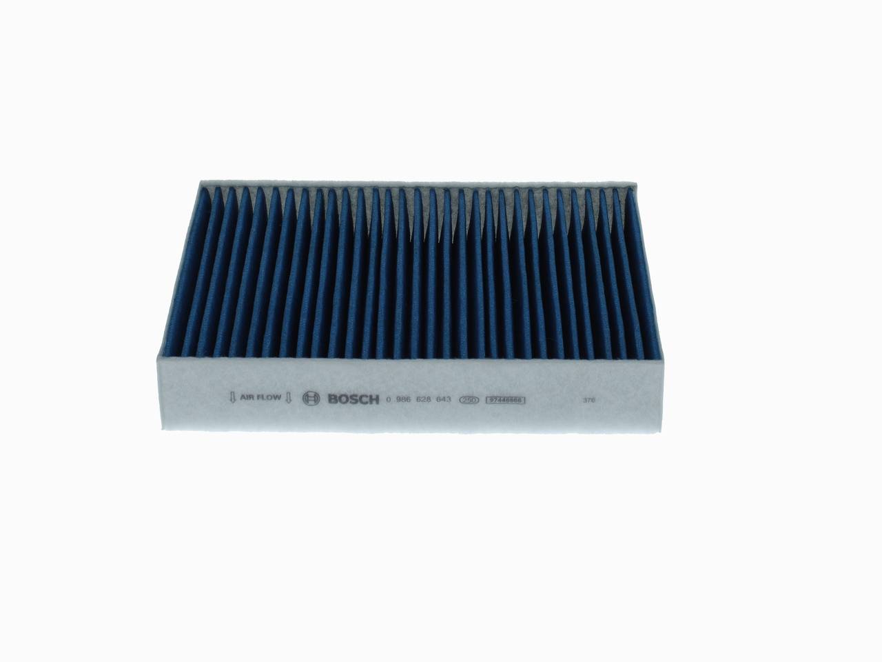 BOSCH 0 986 628 643: Innenraumfilter FILTER+pro Aktivkohlefilter, mit antibakterieller Wirkung, Partikelabscheiderate >98% für 2,5µm (Feinstaub), mit antiallergischer Wirkung, mit antiviraler Wirkung, mit fungizider Wirkung