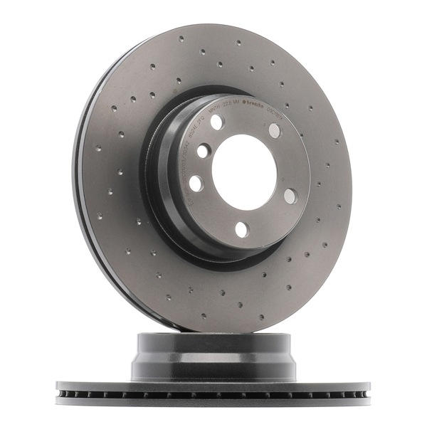 BREMBO 09.C116.1X: Piduriketas XTRA LINE - Xtra Ø: 330mm, augustatud/sise, Ø: 330mm, kaetud, koos kruvidega