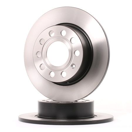 TRW DF4276: Disque de frein Ø: 253mm, plein, Ø: 253mm, peint, avec vis/boulons