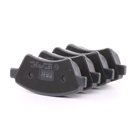 TRW GDB1552: Juego de pastillas de freno con accesorios, con tornillos pinza freno COTEC