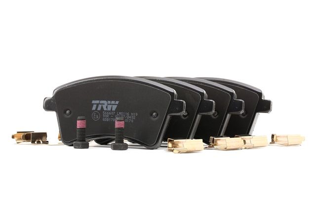 TRW GDB1785: Juego de pastillas de freno con accesorios, con tornillos pinza freno COTEC