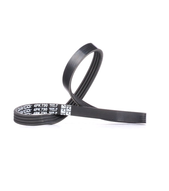 DAYCO 4PK730: V formos rumbuoti diržai 730,0mm, briaunų skaičius: 4