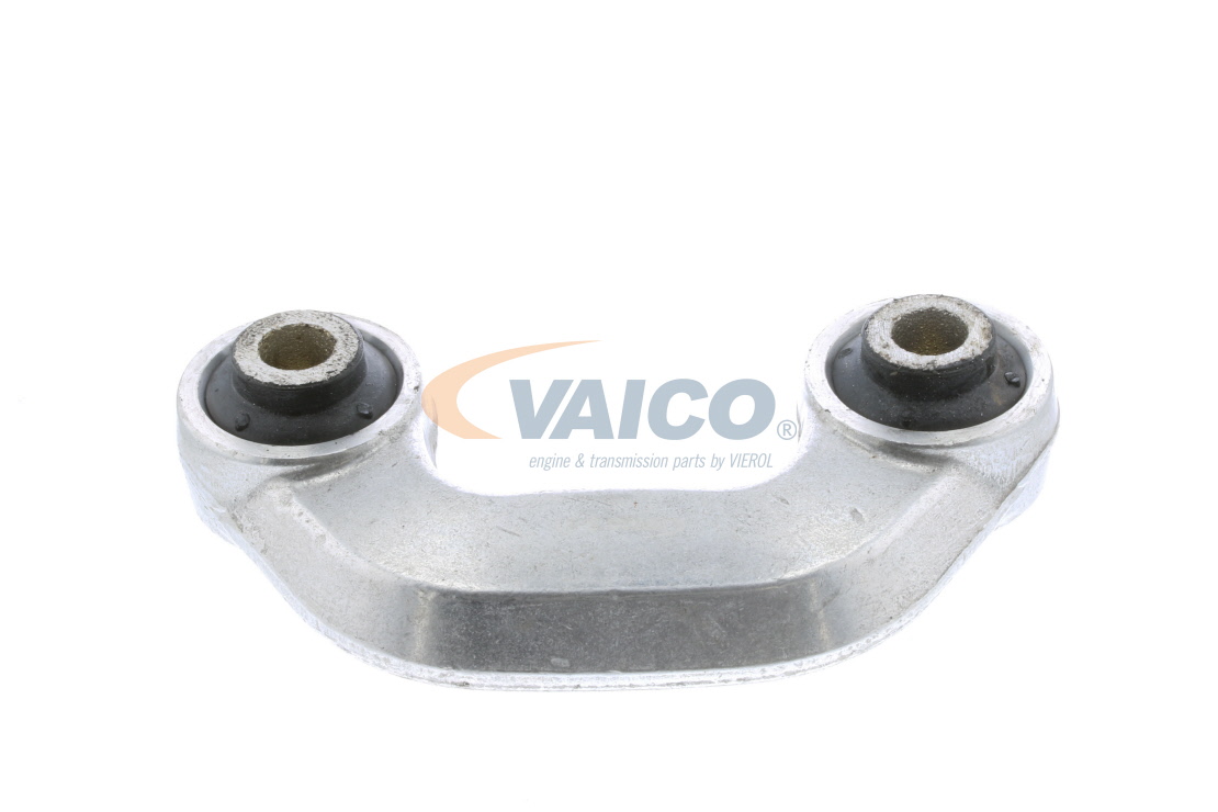 VAICO V10-7163: Brat / bieleta suspensie, stabilizator punte fata, Aluminiu, cu suruburi, EXPERT KITS +