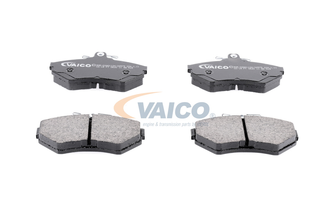 VAICO V10-8136: Jarrupalat, levyjarru Etuakseli, Ilman tarvikkeita, Q+, original equipment manufacturer quality