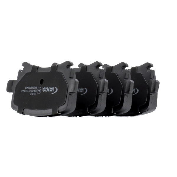 VAICO V10-8173: Plaquettes de frein Essieu arrière, avec tôle anti-bruit, Q+, Première Monte