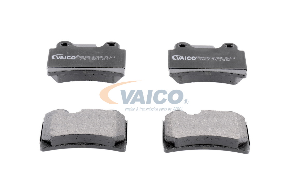 VAICO V10-8297: Plăcuțe de frână puntea spate, Q+, original equipment manufacturer quality